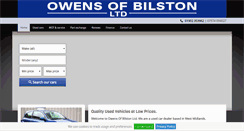 Desktop Screenshot of owensofbilston.co.uk